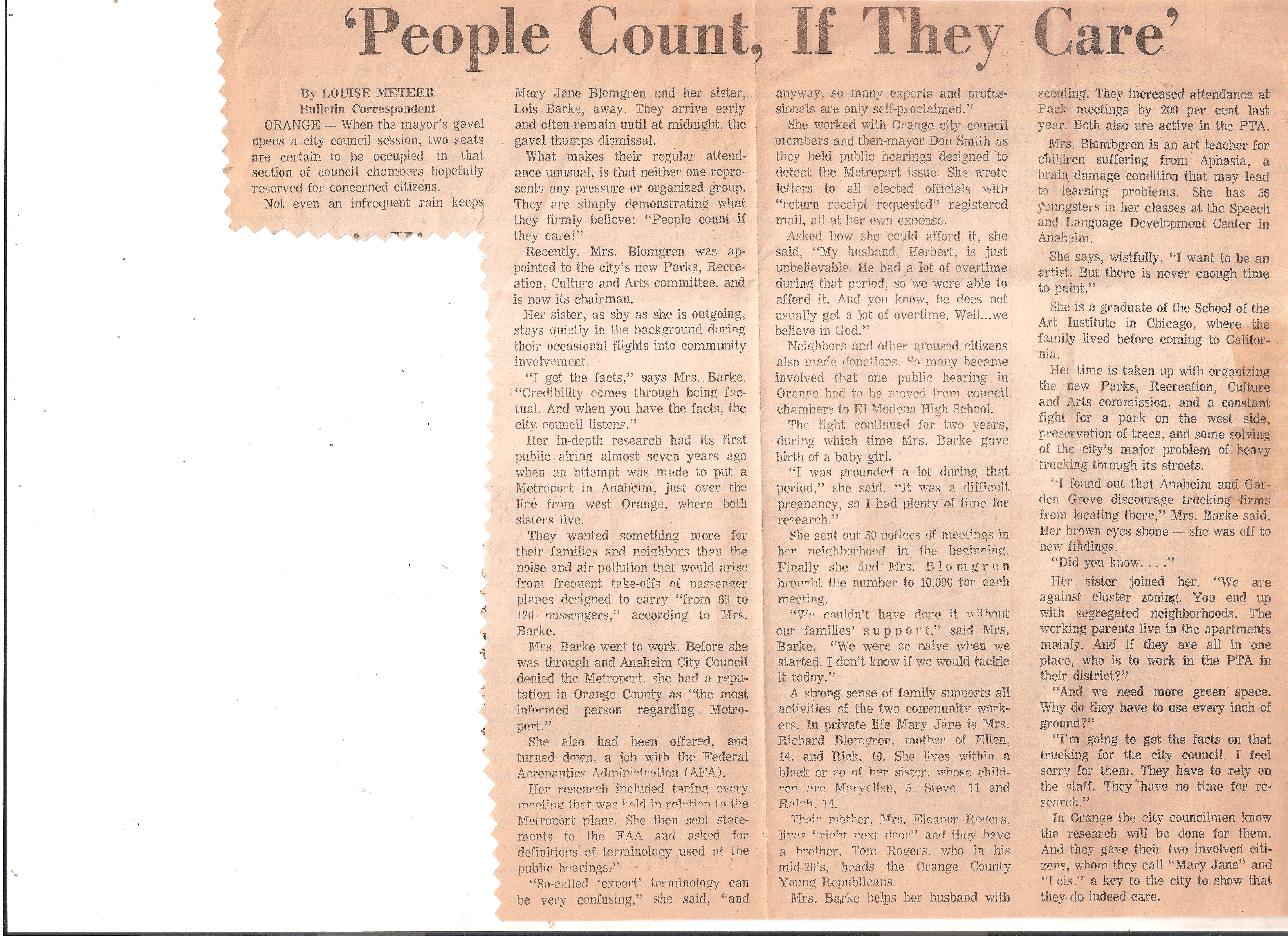 AnaheimBulletin1973 Article